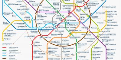 Metro Moscow ramani