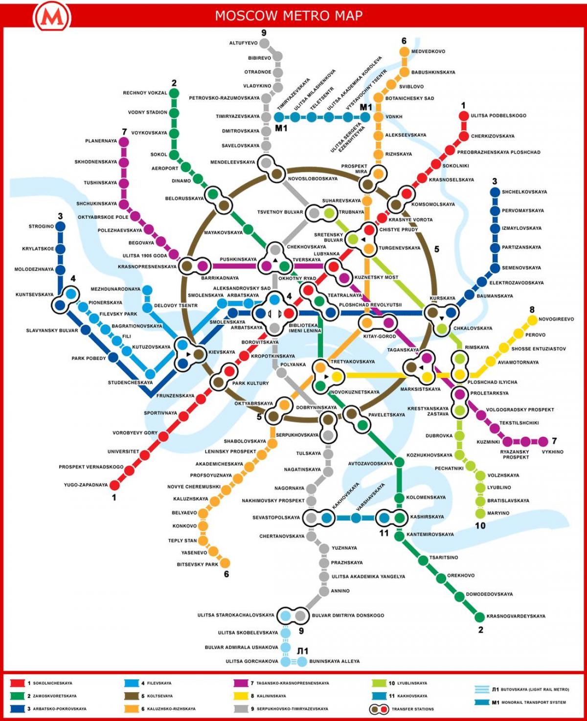 Moscow metro ramani